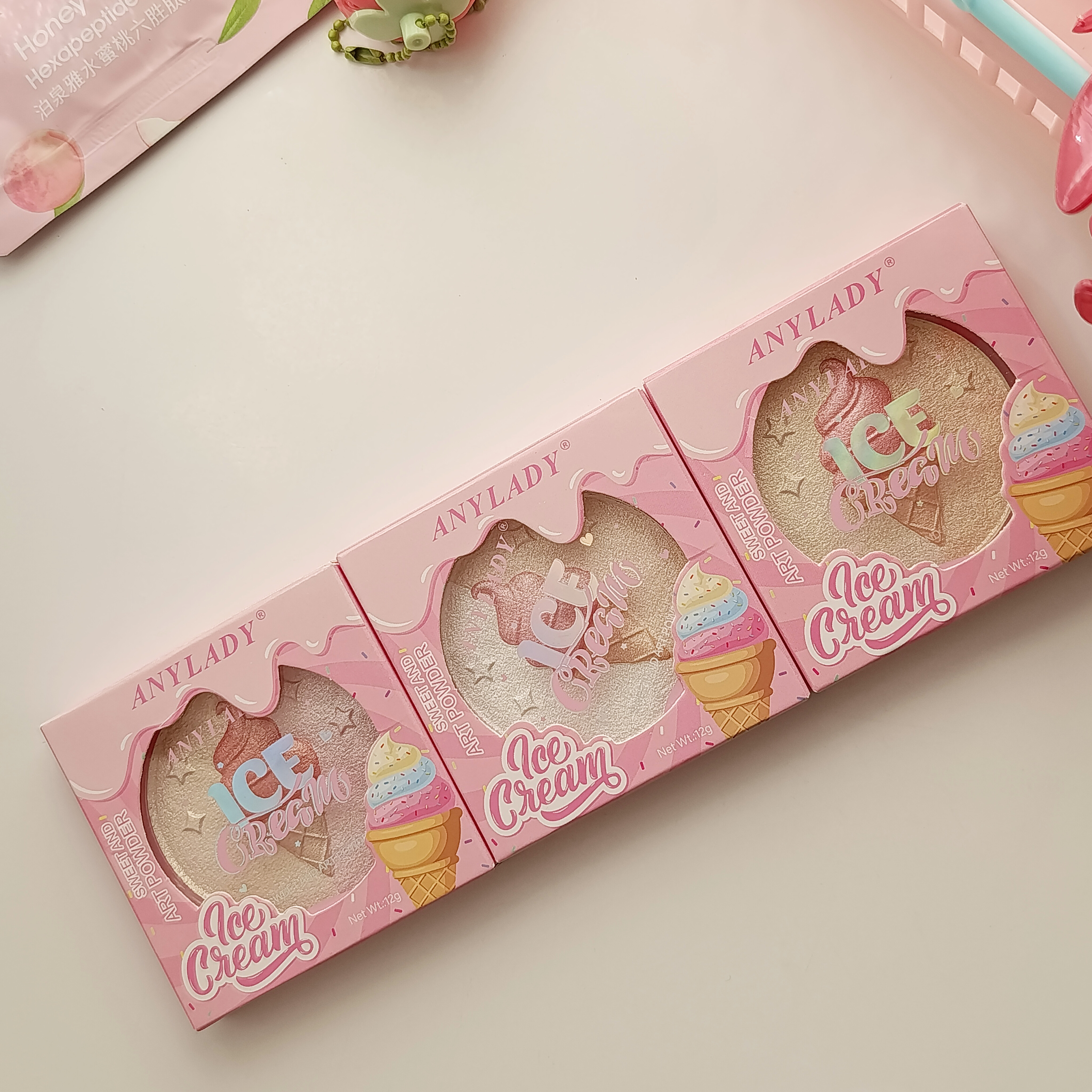 پالت هایلایتر بستنی آنی لیدی